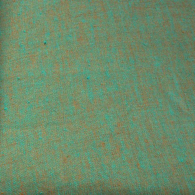 100% linen, twill 2Tone effect can be used on both sides orange/mintgreen | View: 100% linen, twill 2Tone effect can be used on both sides orange/mintgreen