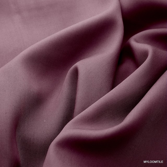 100% Lyocell Superfine - Twill in Mauve