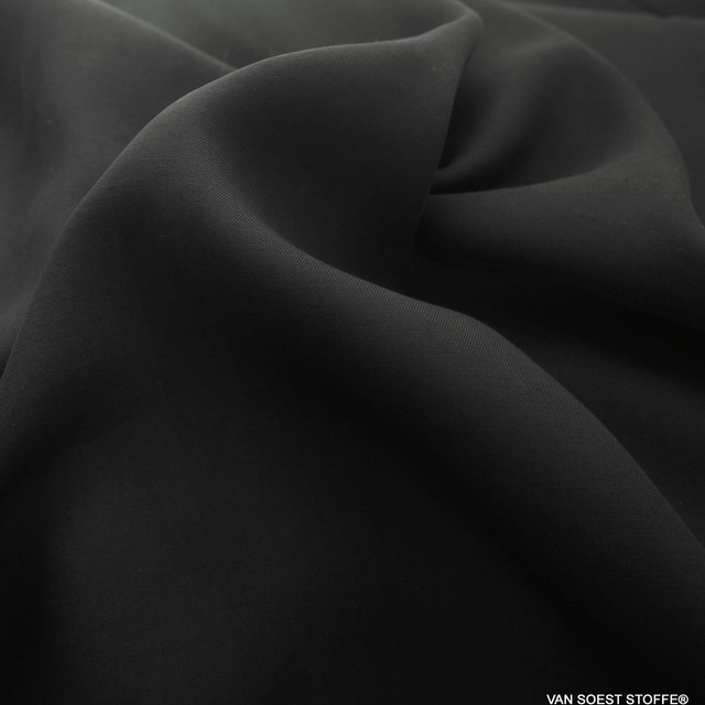 100% Lyocell Superfine - Twill in Black | View: 100% Lyocell Superfine - Twill in Black