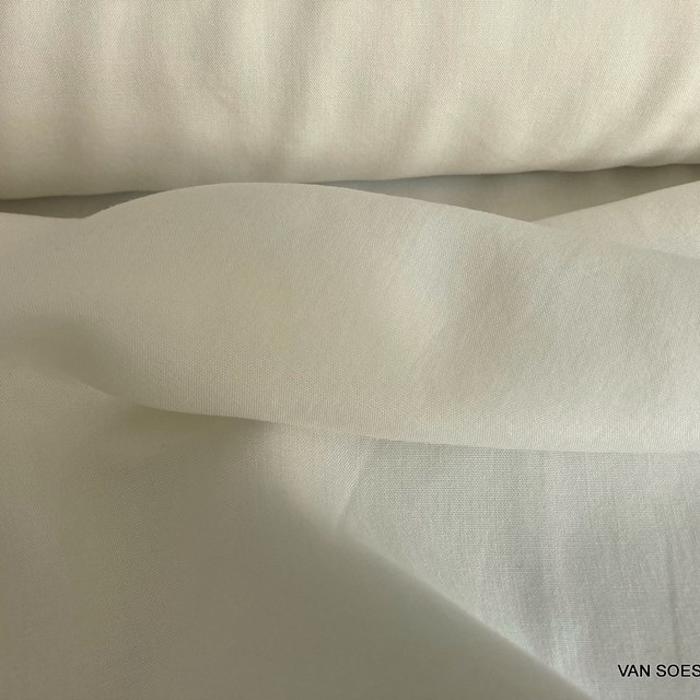 100% Lyocell-Tencel leichte Leinwandbindung in off-white | Ansicht: 100% Lyocell-Tencel leichte Leinwandbindung in off-white