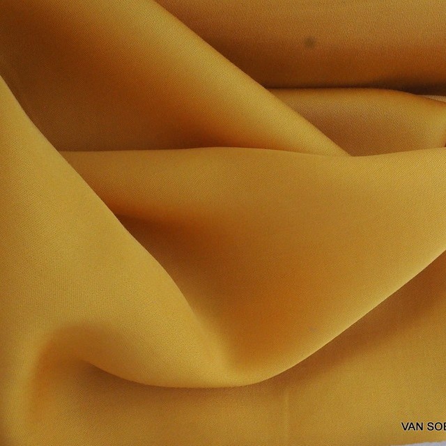 100% Lyocell -Tencel Super Fine Natural Matte Sateen in Saffron | View: 1916 - 100% TENCEL ™ super-fine natural matte satin in saffron