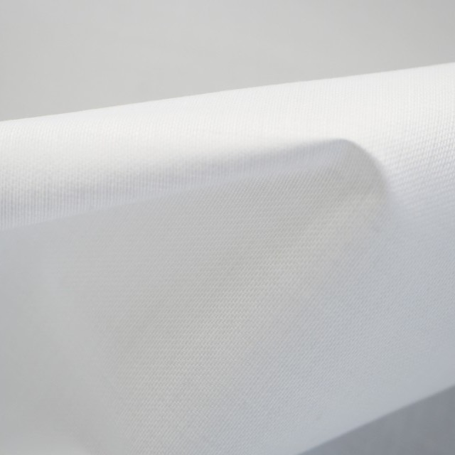 100% Pure Premium Cotton in Pure White