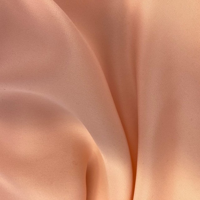 100% Pure Silk - Heavy Crepe de Chine in Pink