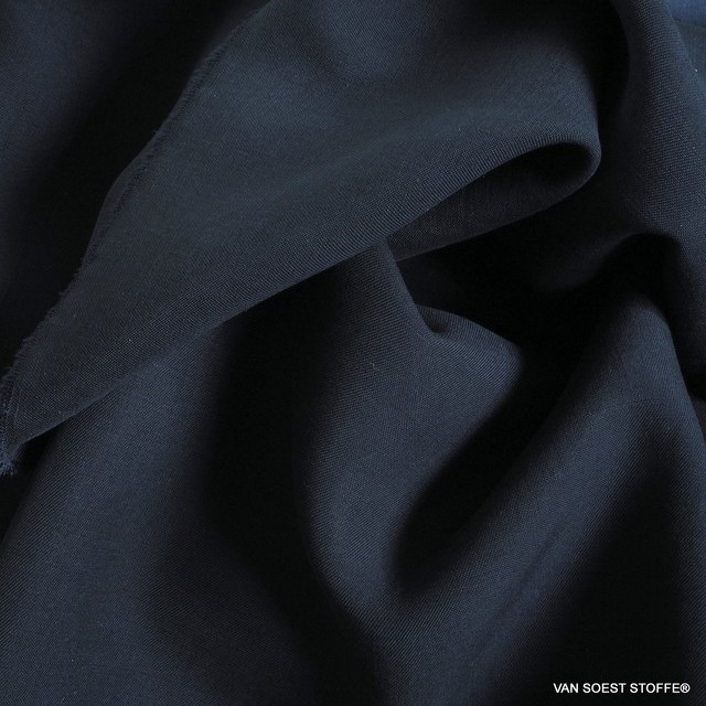 100% Tencel™ Feinköper+ in Farbe dunkel Navy