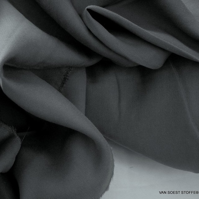100% Tencel™ Feinköper in Farbe Dunkelgrau | Ansicht: 100% Tencel™ Feinköper in Farbe Dunkelgrau