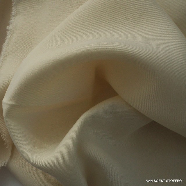 100% Tencel™ Feinköper in Farbe Sand
