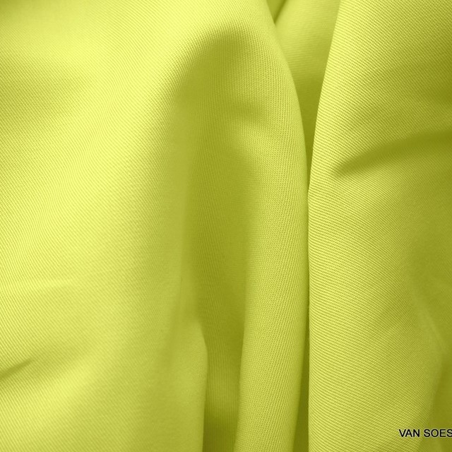 100% Tencel shirt-tunic-tank fine twill in neon yellow green | View: 100% Tencel Shirt-Tunic-Tank Fine Twill in Neon Yellowgreen