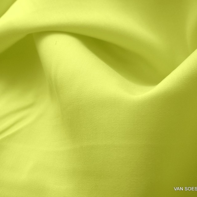 100% Tencel shirt-tunic-tank fine twill in neon yellow green | View: 100% Tencel Shirt-Tunic-Tank Fine Twill in Neon Yellowgreen