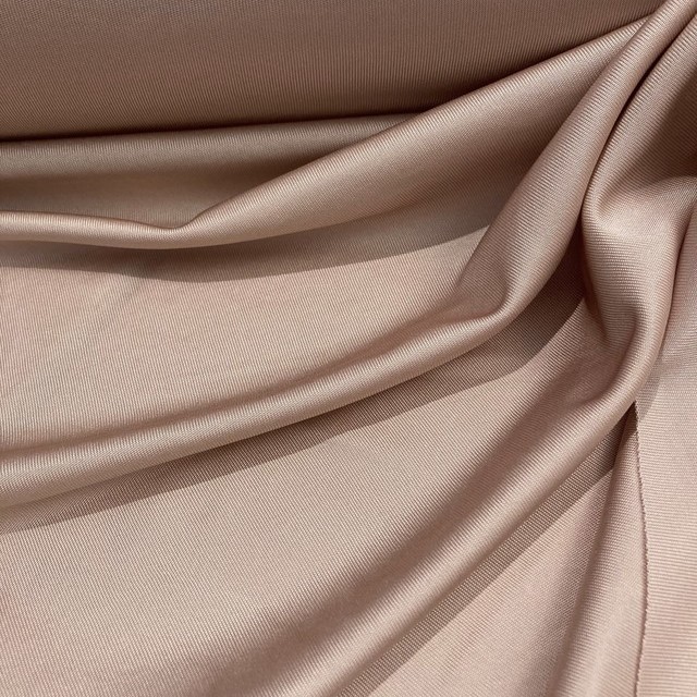 100% viscose jersey high gloss, smooth handle & great drape Rose Skin | View: 100% viscose jersey high gloss, smooth handle & great drape Rose Skin