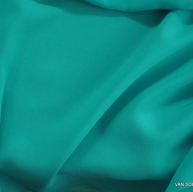 100% Viskose weiches soft Gewebe in Aqua Grün | Ansicht: 100% Viskose weiches super soft Gewebe in Aqua Grün