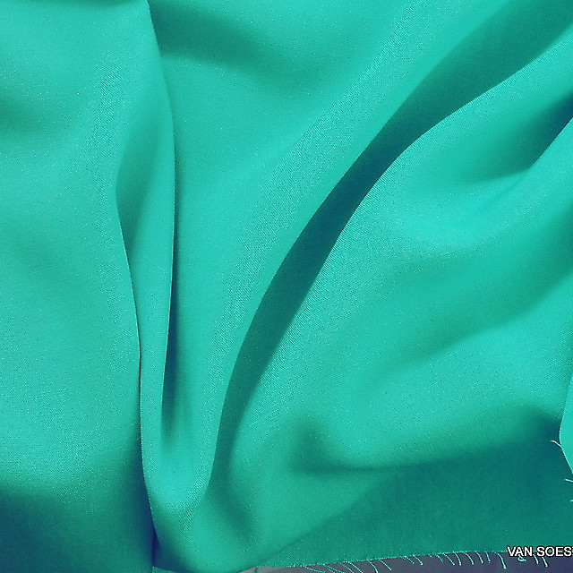 100% Viskose weiches soft Gewebe in Aqua Grün | Ansicht: 100% Viskose weiches super soft Gewebe in Aqua Grün