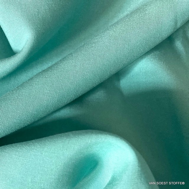 100% Viskose weiches soft Gewebe in Mint