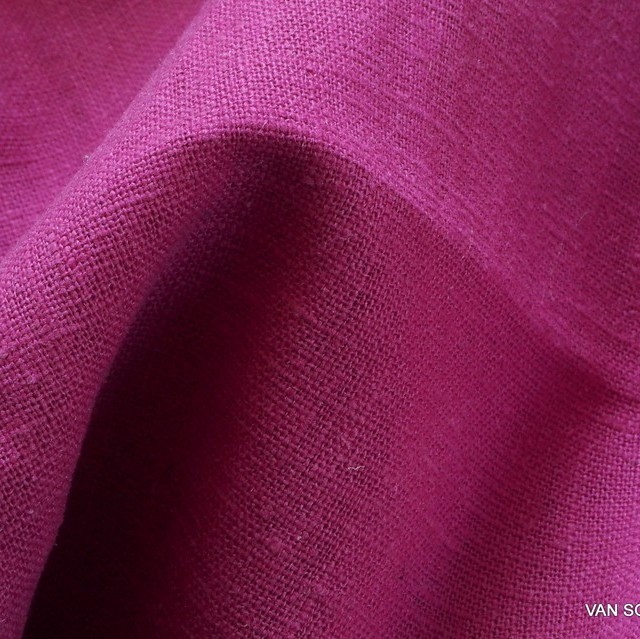 100% Leinen in Pink
