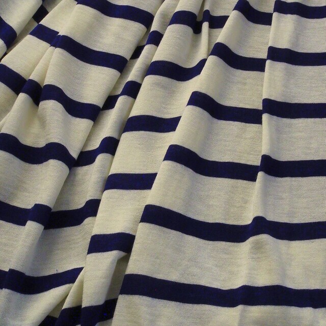 2392 - Merino wool stripe in soft left-right jersey