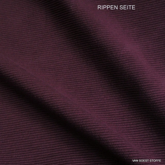 Stretch cotton piqué rib  in burgundy-orange | View: Stretch cotton piqué rib  in burgundy-orange