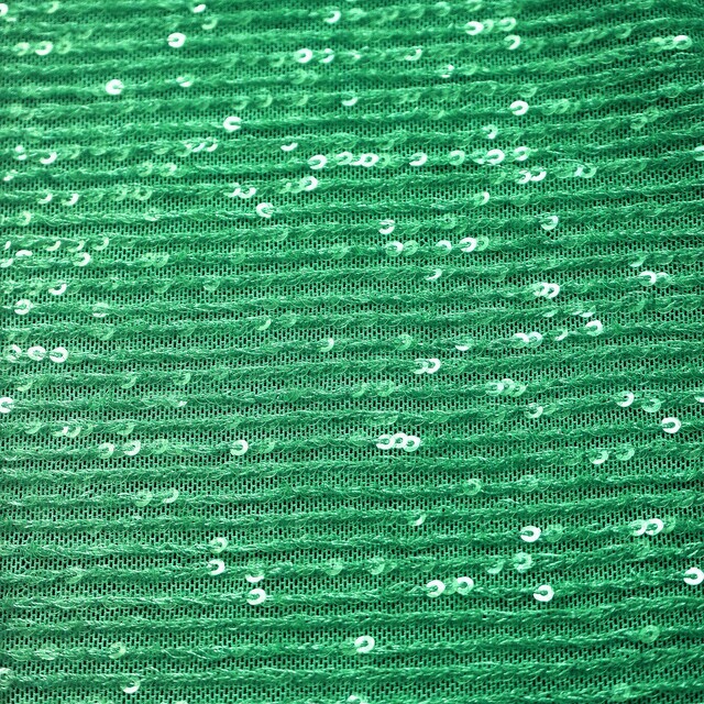 Blusen Hi-Stretch Pailletten Stoff in Grün | Ansicht: Blusen Hi-Stretch Pailletten Stoff in Grün