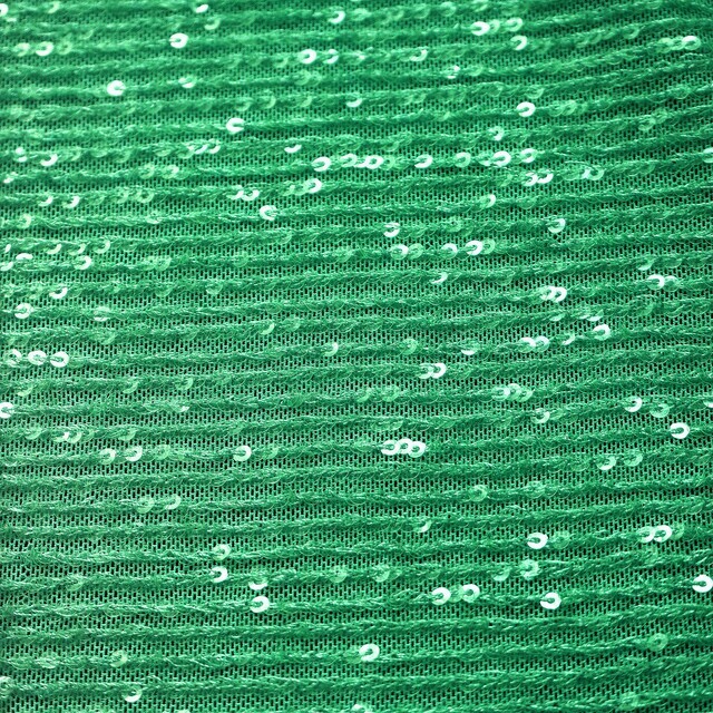 Blouses hi-stretch sequins fabric in green | View: Blouses hi-stretch sequins fabric in green