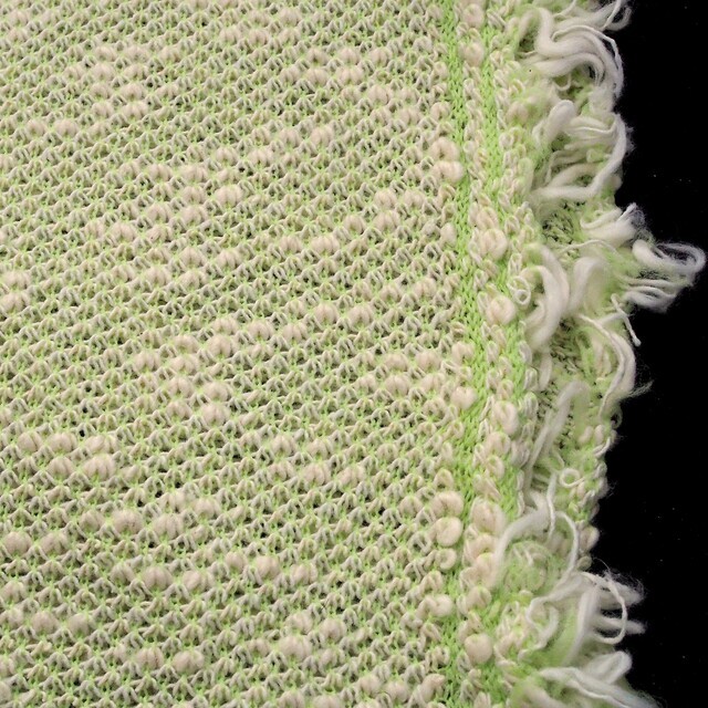 Bouclé summer knit in pistachio | View: Bouclé summer knit in pistachio
