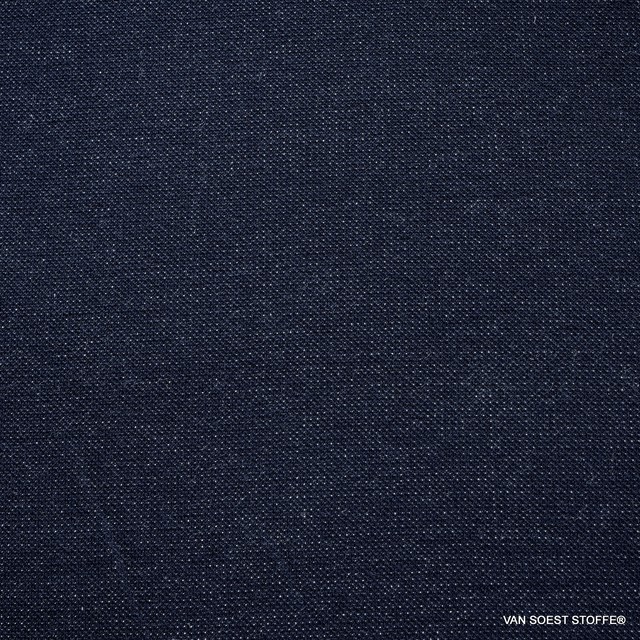 Burda Style one side roughened stretch pique in dark blue double fabric | View: Burda Style one side roughened stretch pique in dark blue double fabric