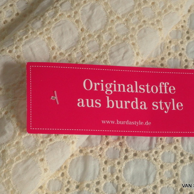 Burda style Baumwoll Stickerei