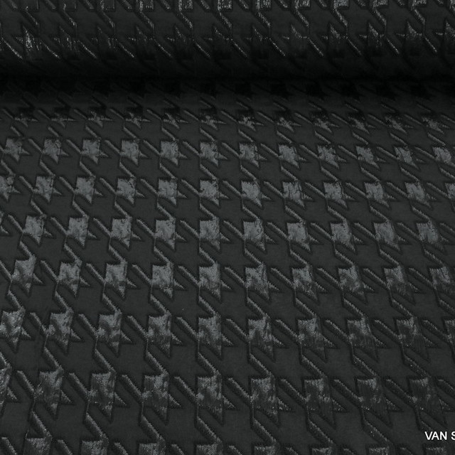 Burda style Hahnentritt Clocqué in Schwarz | Ansicht: Burda style Hahnentritt Clocqué in Schwarz