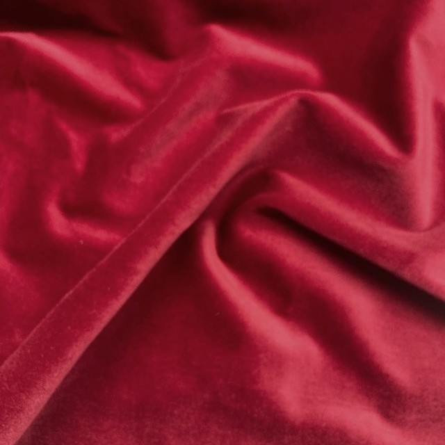 Cotton Stretch Velvet col. burgundy | View: COTTON STRETCH VELVET col. .Burgundy