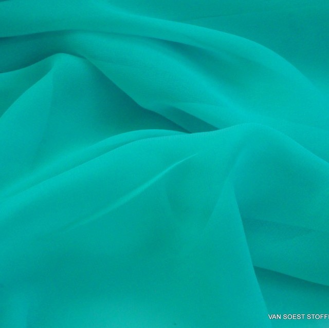 Chiffon in Celeste - Aqua | Ansicht: Chiffon in Celeste - Aqua