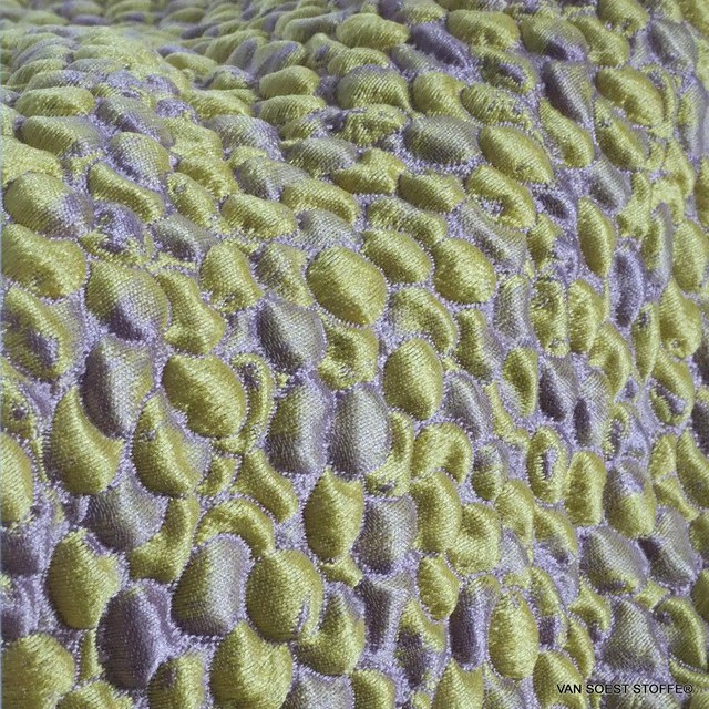 Couture 3D Jacquard in Lavendel-Zitrone | Ansicht: Couture 3D Jacquard in Lavendel-Zitrone