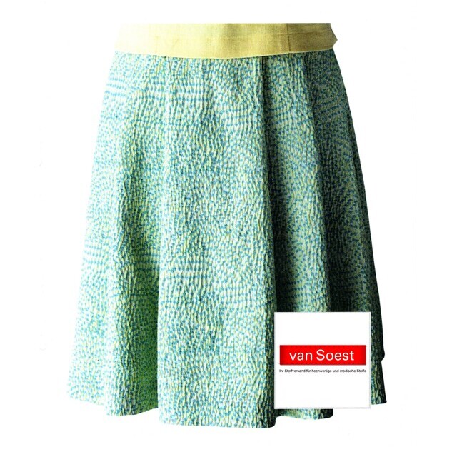 Couture 3D Jacquard in Limette-Zitrone