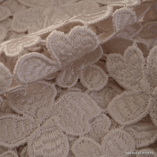 Couture Guipure Floral Lace - Champagne