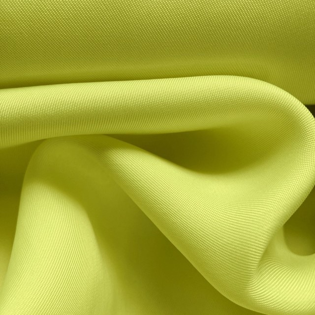 Cupro viscose twill sandwashed in neon yellow