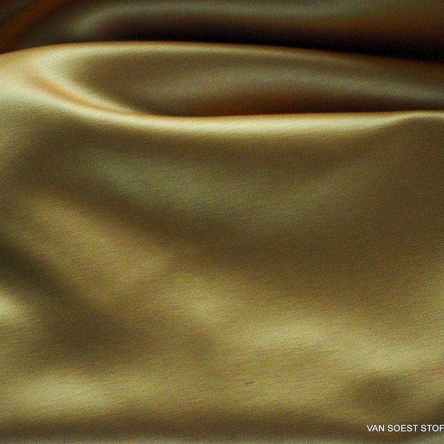 Dark-gold colored vintage luxury satin