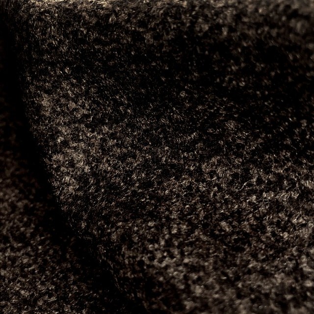 Eleganter Wollmix Stoff in Braun-Schwarz Melange | Ansicht: elegant wool mix article in brown-black melange