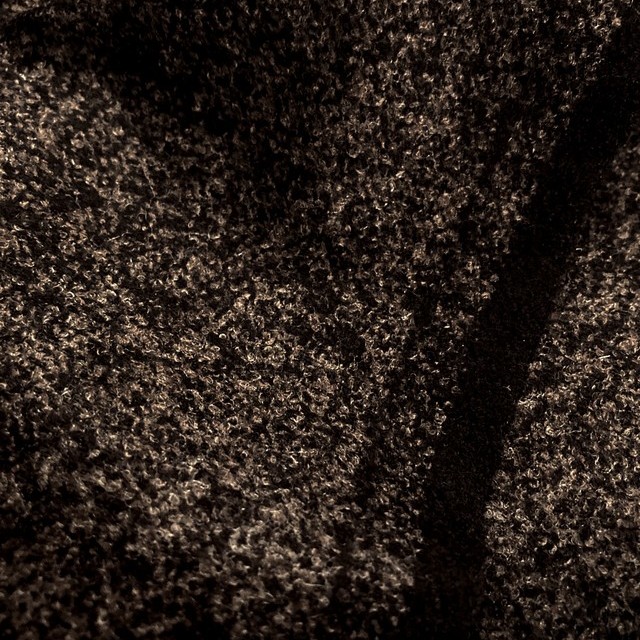 Eleganter Wollmix Stoff in Braun-Schwarz Melange | Ansicht: elegant wool mix article in brown-black melange