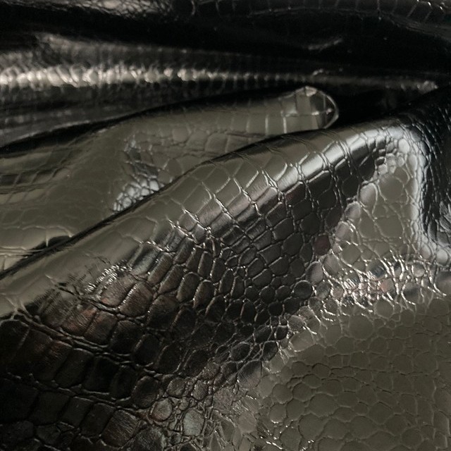 Exclusive snake patent leather imitation in black - offside jeans anthracite | View: Exclusive snake patent leather imitation in black - offside jeans anthracite