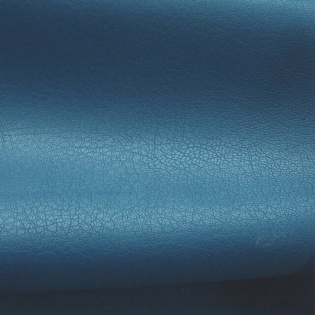 Fine stretch faux leather in a great azure blue | View: Fine stretch faux leather in a great azure blue