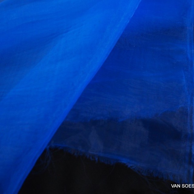 Fester Organza in Royal Blue | Ansicht: Fester Organza in Royal Blue