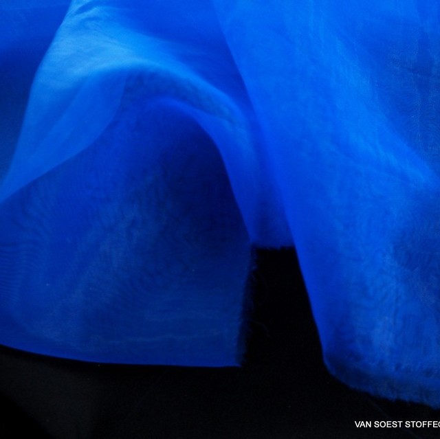 Fester Organza in Royal Blue | Ansicht: Fester Organza in Royal Blue