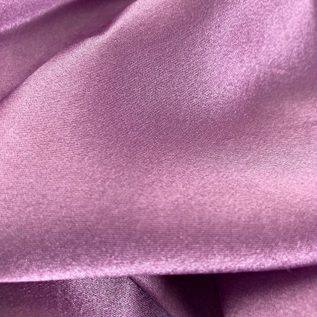 Fuchsia colored matte shiny satin silk appearance