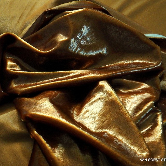 Glitter Designer Samt in Gold | Ansicht: Glitter Designer Samt in Gold