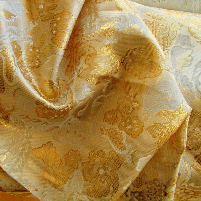 Gold Metallic Jacquard