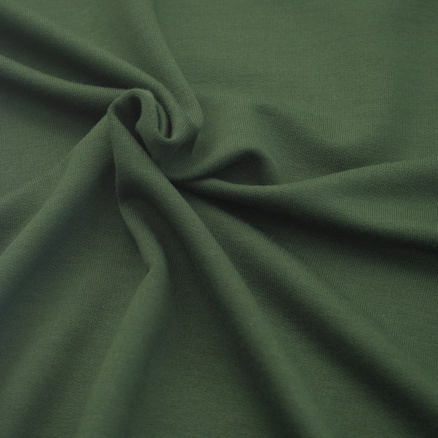 Green stretch (bi-elastic) slightly shiny, super soft & left roughened