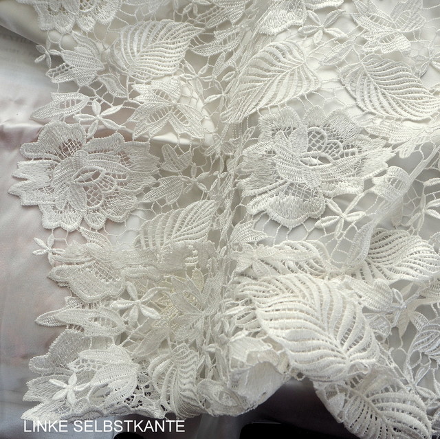 Guipure lace in white | View: Guipure lace in white