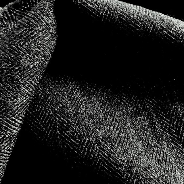 Herringbone Leichtflanell super soft & querelastisch in Anthra-Melange | Ansicht: Herringbone Leichtflanell super soft & querelastisch in Anthra-Melange