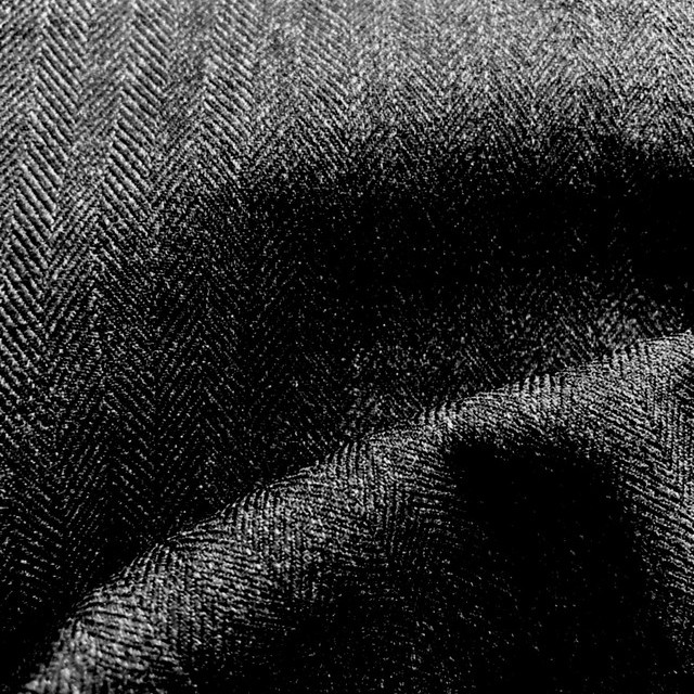 Herringbone light flannel super soft & cross-stretch in anthra-melange