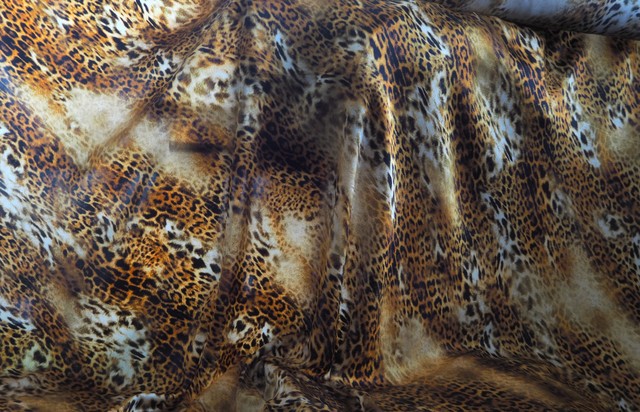 High quality leopard silk print made in Italy | View: High quality leopard silk print made in Italy