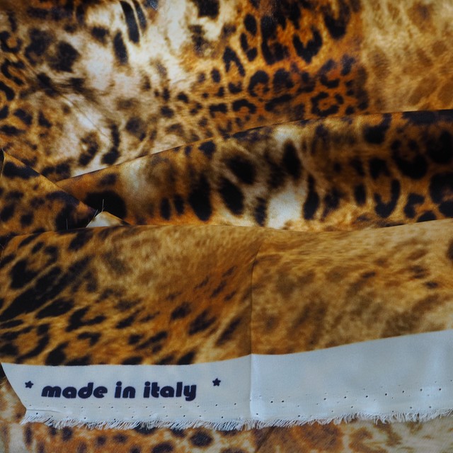 High quality leopard silk print made in Italy | View: High quality leopard silk print made in Italy