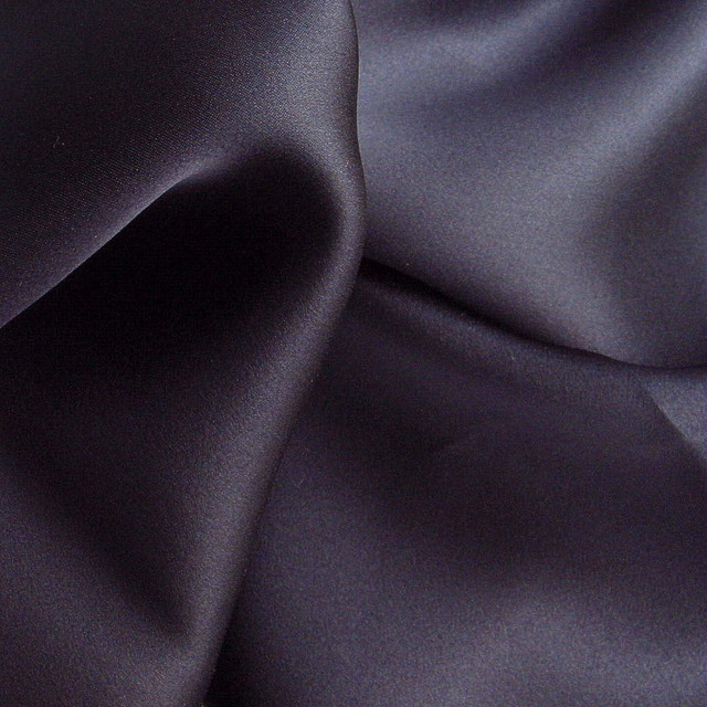 High quality silk fabric online - Satin 4105 in dark navy | View: High quality silk fabric online - Satin 4105 in dark navy