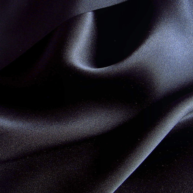 High quality silk fabric online - Satin 4105 in dark navy