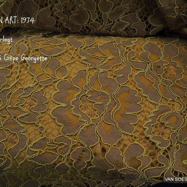 INKA Kordel Spitze in Honig Farbe